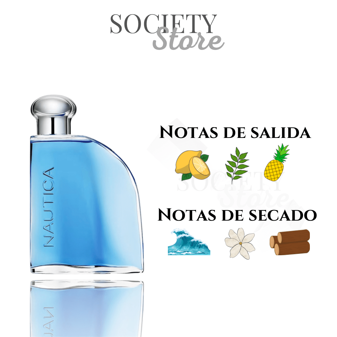 NAUTICA BLUE EAU DE TOILETTE 100ML - SOCIETY STORE