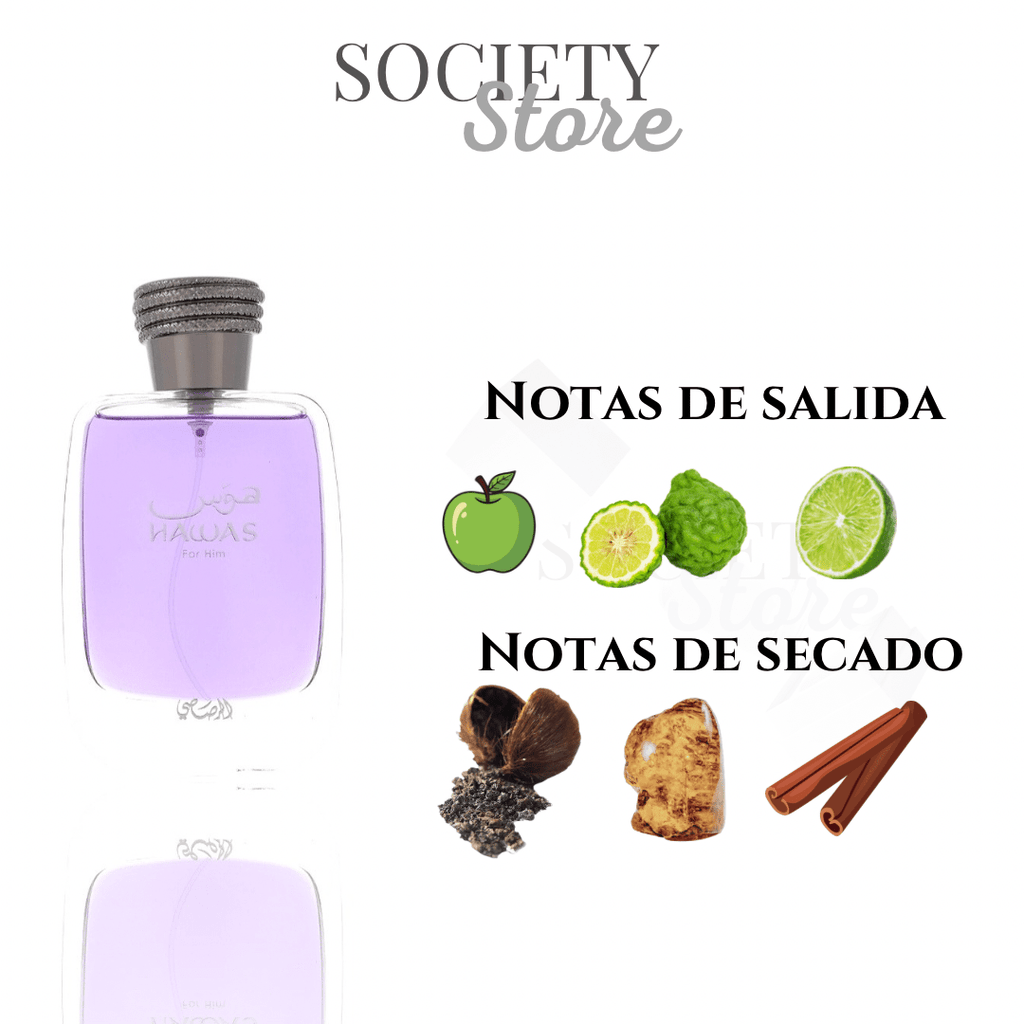 Rasasi Hawas For Him Eau de Parfum 100 ml - SOCIETY STORE